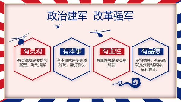 部队军事工作总结汇报动态PPT