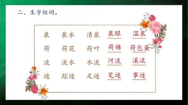 【核心素养】部编版语文一年级下册-11. 古诗二首 第2课时（课件）