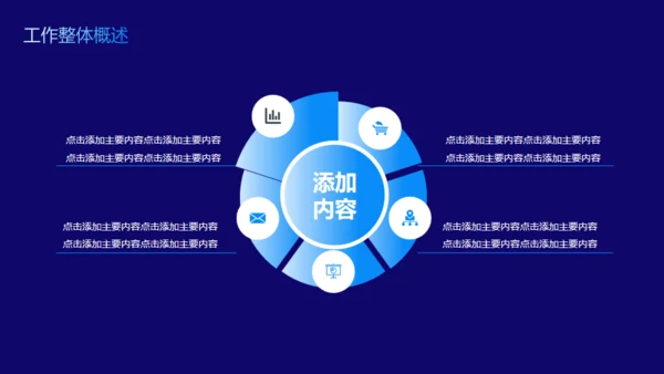 流体泡泡商务年中总结计划通用PPT模板