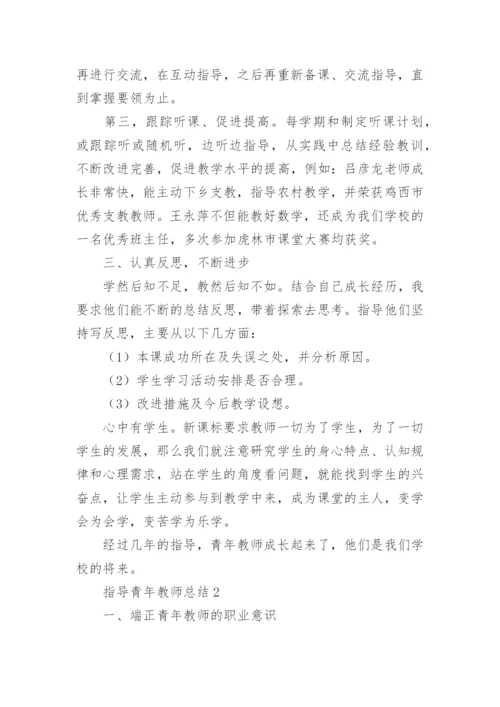 指导青年教师总结.docx