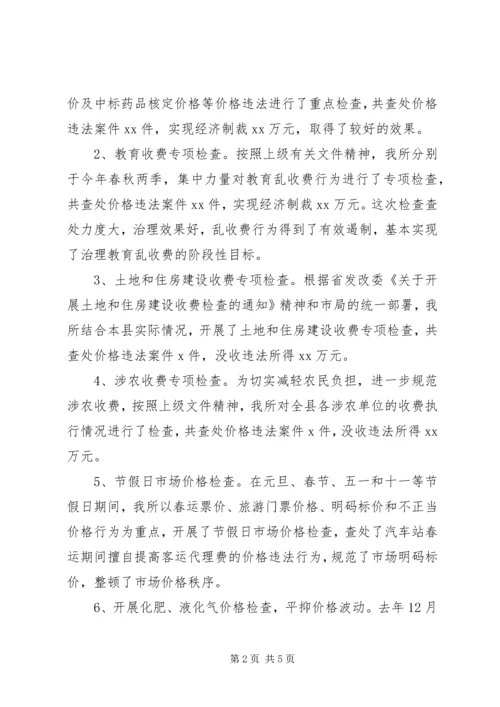 价格监测个人工作总结.docx