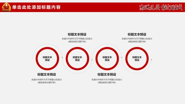 热血铸军魂八一军队部队国防军事PPT模板