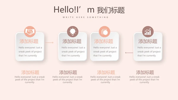 时尚创意微立体述职报告商务通用PPT动态模板