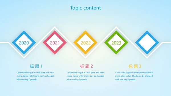 蓝色卡通在线教育教学动态PPT模板