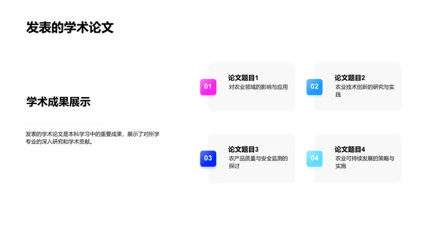 本科学术毕业答辩PPT模板