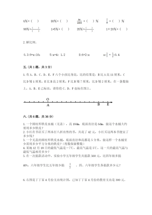 北师大版数学小升初模拟试卷及答案【名校卷】.docx