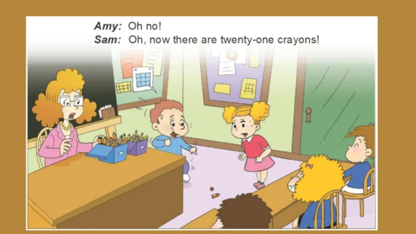 Module 5 Unit 1  There are only nineteen crayons.课