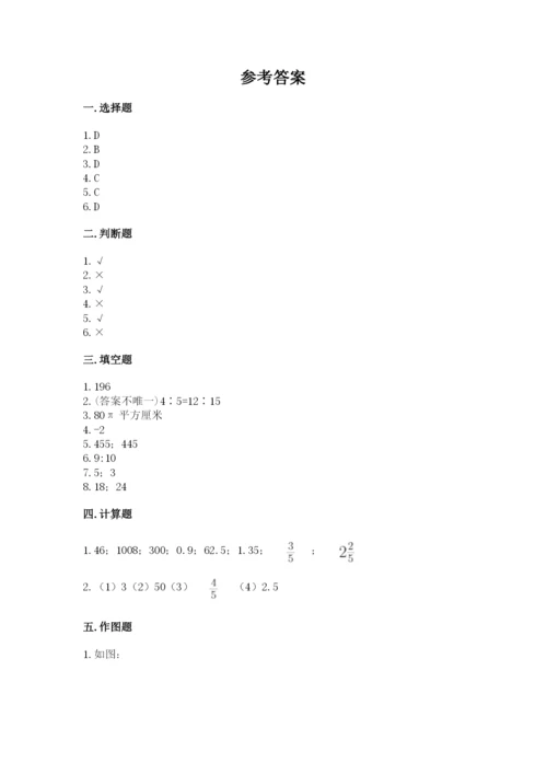 赣州市安远县六年级下册数学期末测试卷精品及答案.docx