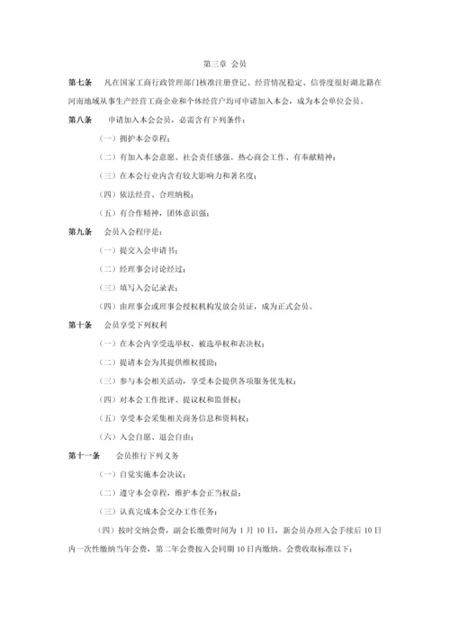 商会标准章程样板.docx