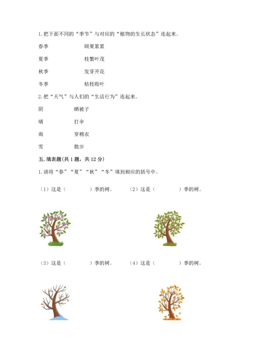 教科版二年级上册科学期末测试卷精品（基础题）.docx