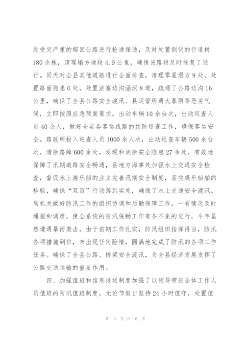 抗洪救灾工作个人总结范文.docx