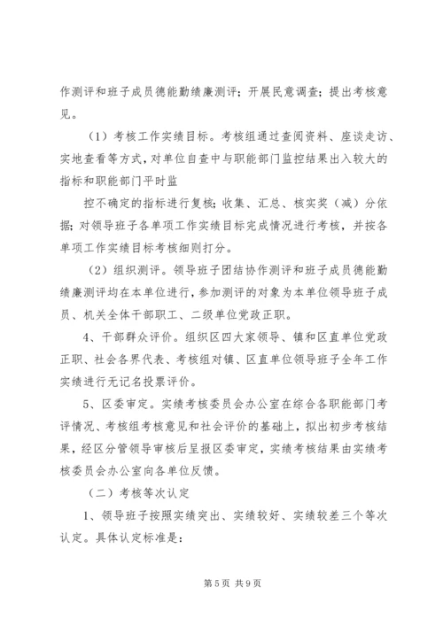 领导班子及其成员年度实绩考核实施方案 (4).docx