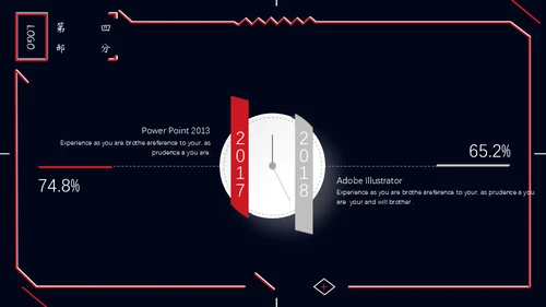科技新时代创新赢未来通用PPT模板