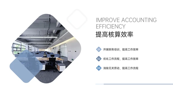 简约商务风财务会计年终总结
