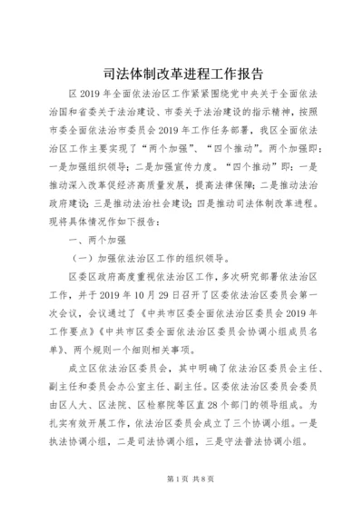 司法体制改革进程工作报告.docx