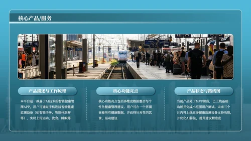 蓝色商务风互联网行业商业计划书PPT模板