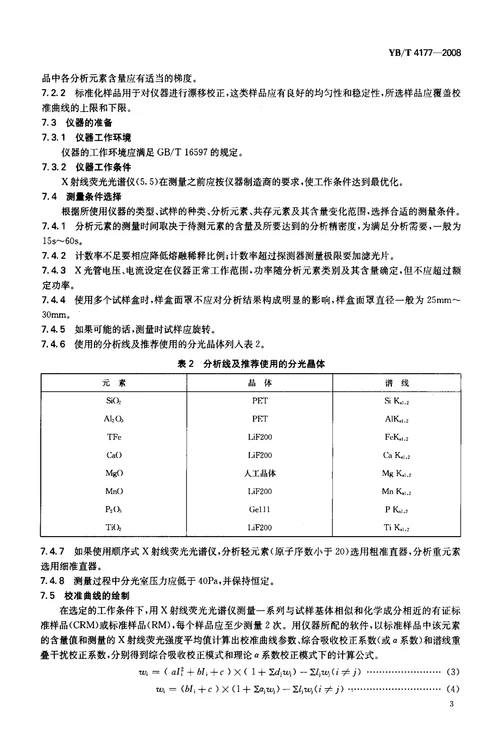 炉渣x射线荧光光谱分析方法