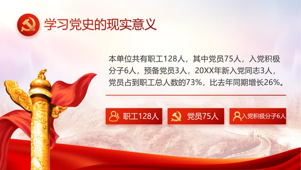 感悟初心使命强化责任担当动态PPT模板