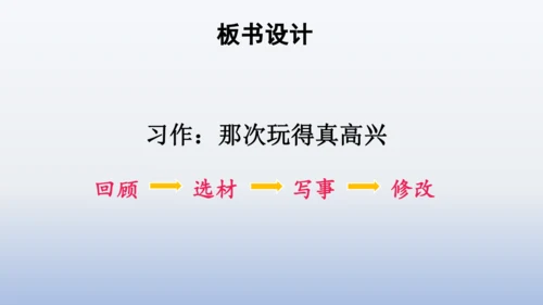 【同步课件】部编版语文三年级上册 习作八  那次玩得真高兴（2课时）