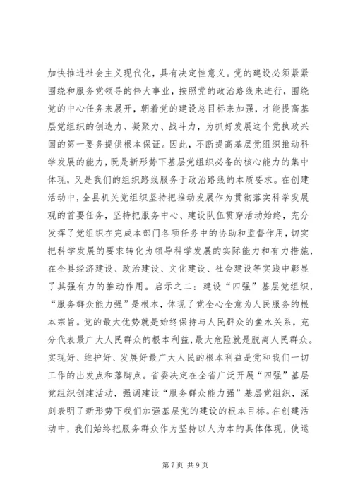 机关创建四强党组织的经验做法 (3).docx