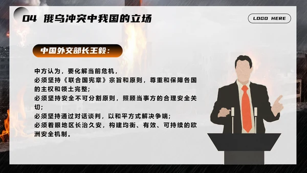 俄乌冲突爆发始末讲解PPT模板