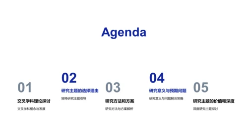 交叉学科研究答辩PPT模板