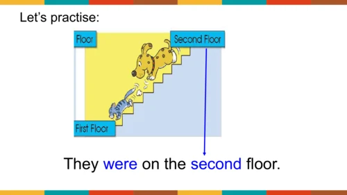 Module 10 Unit 1  Were you on the second floor第一课时