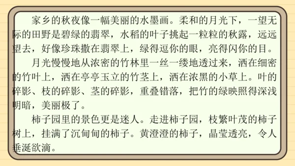 统编版语文五年级上册主题五　自然风光 阅读与写作指导   课件