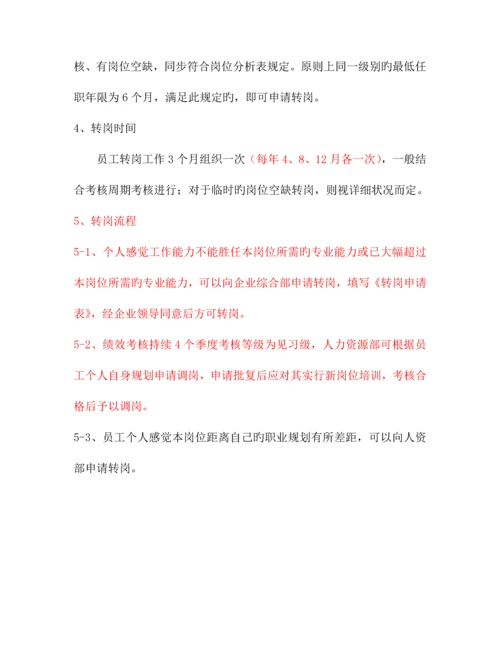 员工职业通道和晋升管理制度.docx