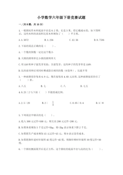 小学数学六年级下册竞赛试题精品【夺冠】.docx