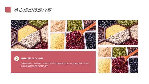 五谷杂粮土特产农产品生态食品PPT模板