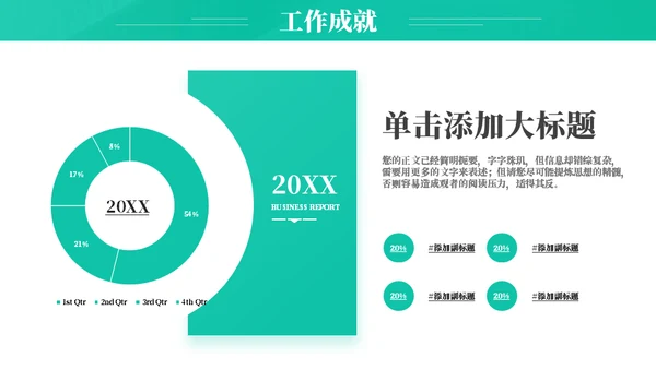 可视化调查数据分析报告通用PPT模板