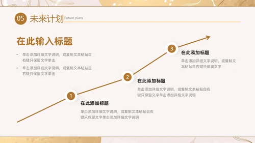 小清新花卉烫金风年中工作总结汇报年度总结PPT模板年中总结