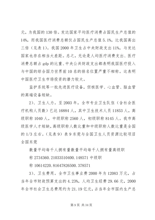 大型医院项目建设的可研报告.docx