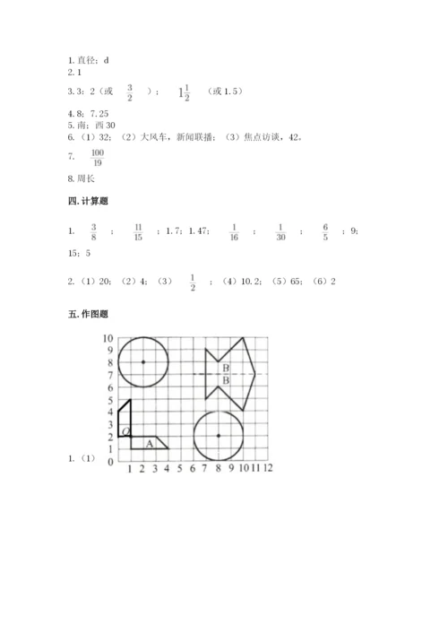 人教版六年级上册数学期末测试卷【新题速递】.docx