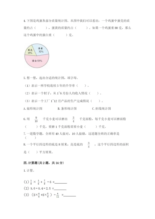 小学数学六年级上册期末卷含完整答案【考点梳理】.docx