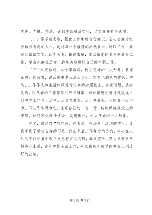 监察室落实“强素质、树形象、争一流”学习活动计划 (5).docx