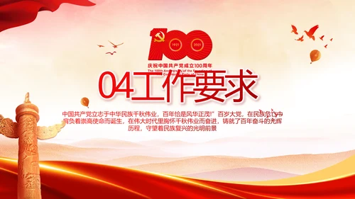 弘扬伟大建党精神2021七一讲话精神PPT