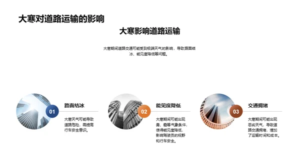 大寒气候与运输业