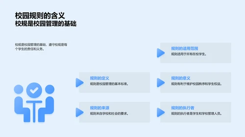 校园交往与规则教育PPT模板