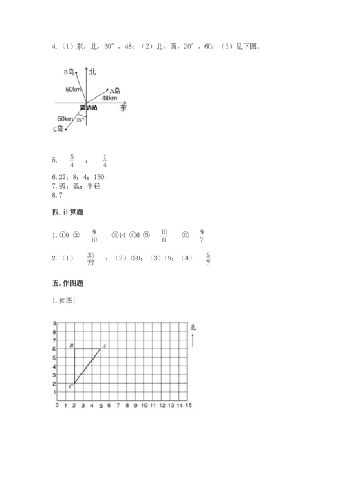 人教版六年级上册数学期末检测卷带答案（综合题）.docx