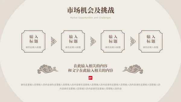 新中式中国风商业计划书PPT模板