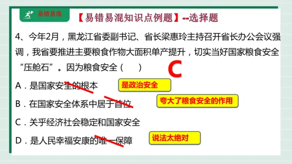 八上道法第四单元维护国家利益复习课件2024  