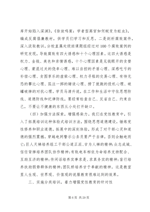 必须加强党性教育重点开展.docx