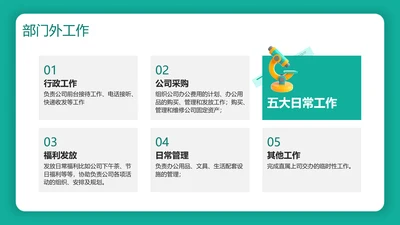 简约风并列关系5项PPT单页