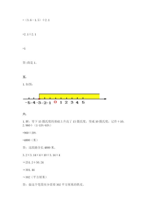 小学毕业班数学检测卷【培优b卷】.docx