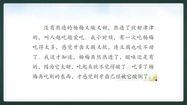 统编版语文三年级上册 第五单元  习作例文 我爱故乡的杨梅 课件