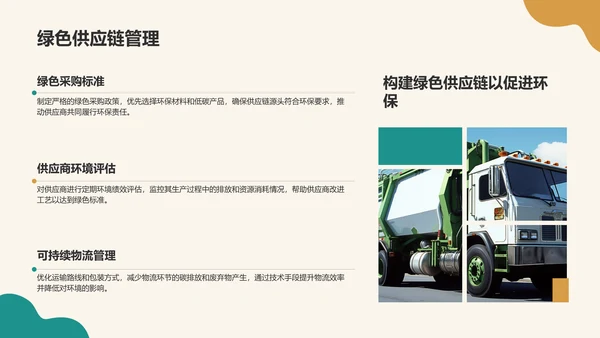 绿色商务风环保知识科普培训课件PPT模板
