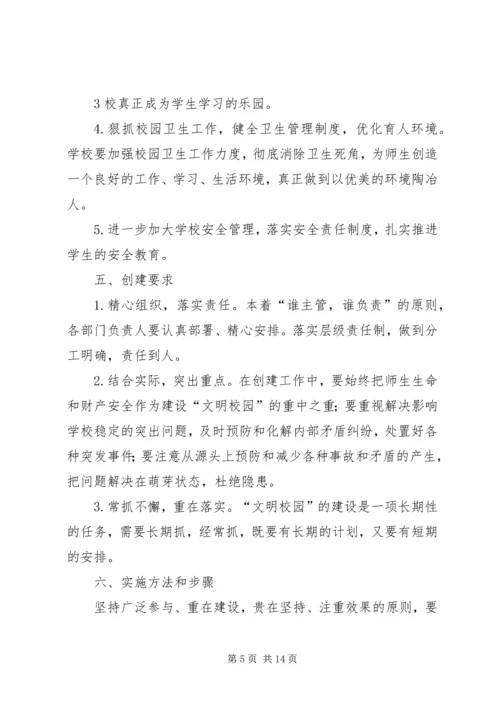 学校关于创建县级文明校园的申请报告 (2).docx