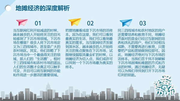 地摊经济解读跳蚤市场通用PPT模板